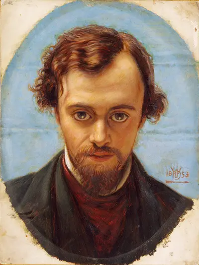Portrait of Dante Gabriel Rossetti William Holman Hunt